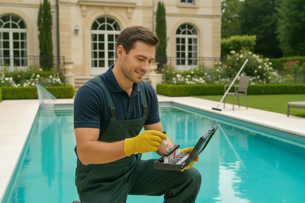 Cuidado de piscina, spa y zonas de bienestar